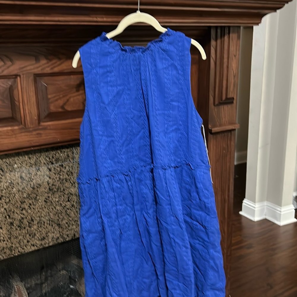 Blue sleeve was baby doll dress, extra large